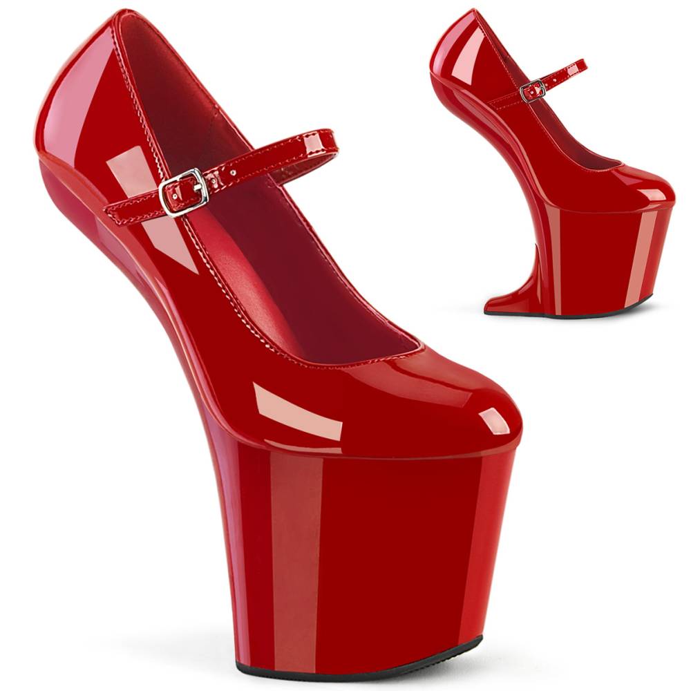 Pleaser best sale red heels